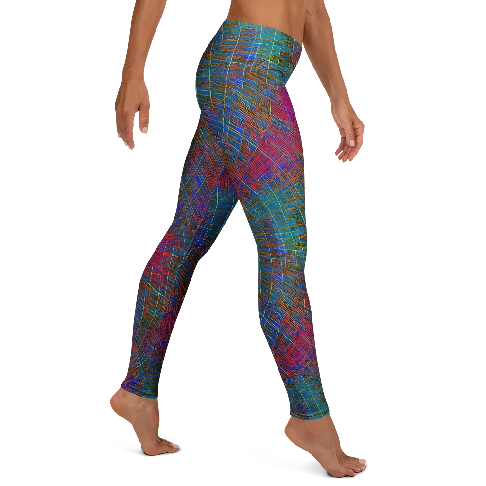 Electric Cartography on Leggings — Right