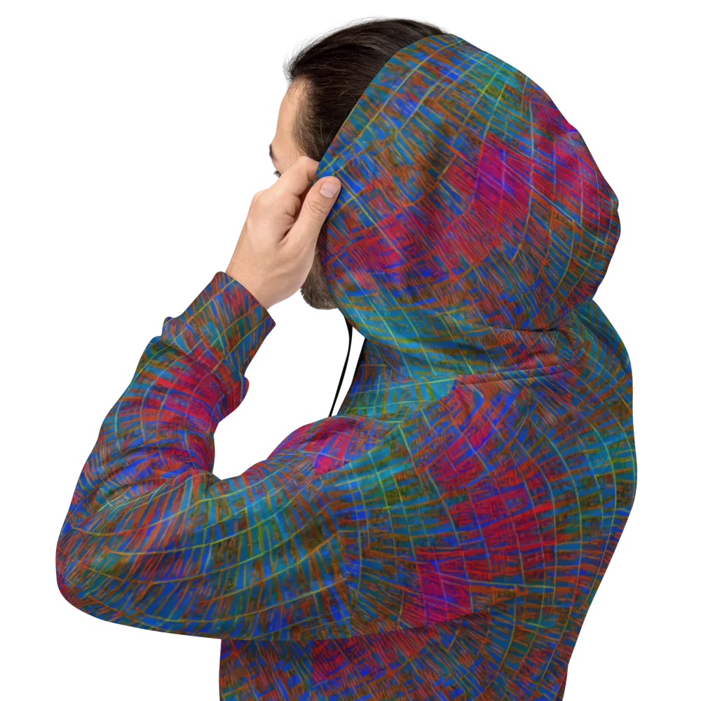 Electric Cartography on Hoodie — Back