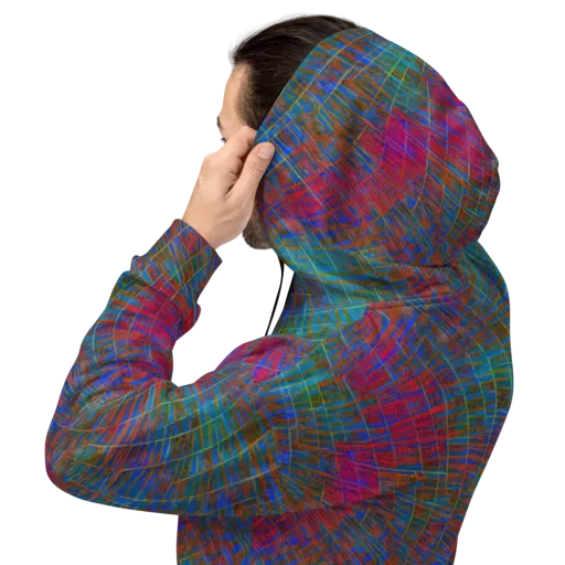 Electric Cartography on a Hoodie