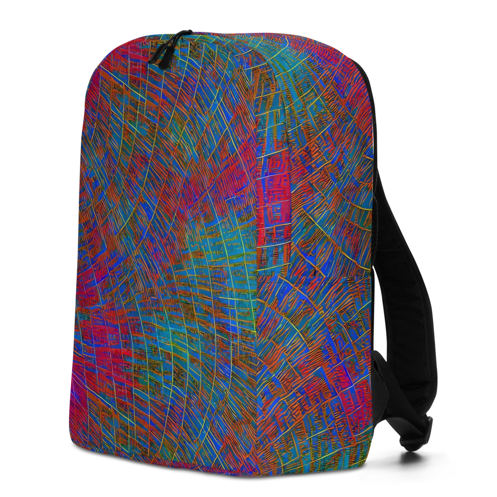 Electric Cartography on Minimalist Backpack — Left