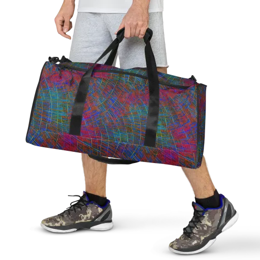 Electric Cartography on a Duffle Bag