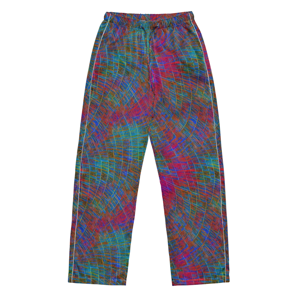 Electric Cartography on Women's Pajama Pants — Front