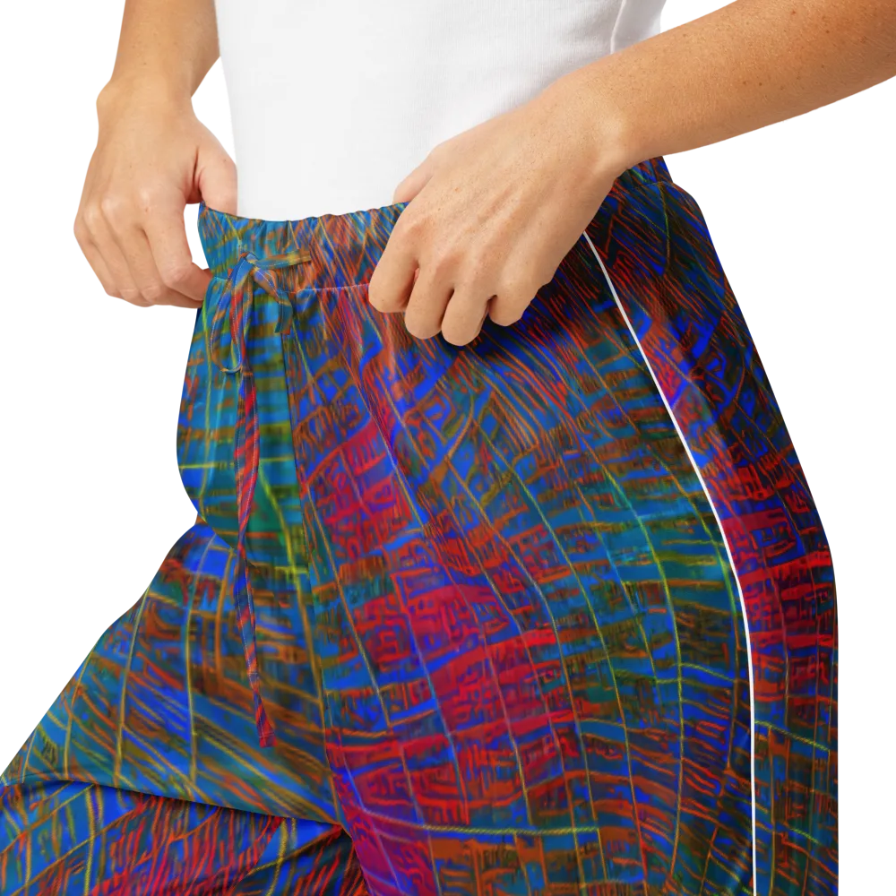 Electric Cartography on Women's Pajama Pants — Product details