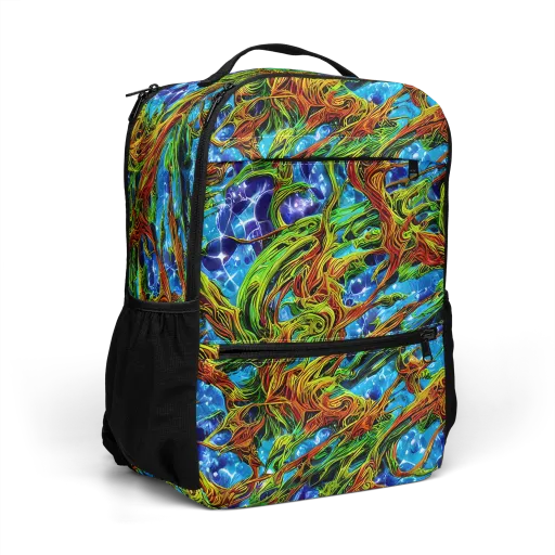 Neon Riverwood on a Utility Backpack