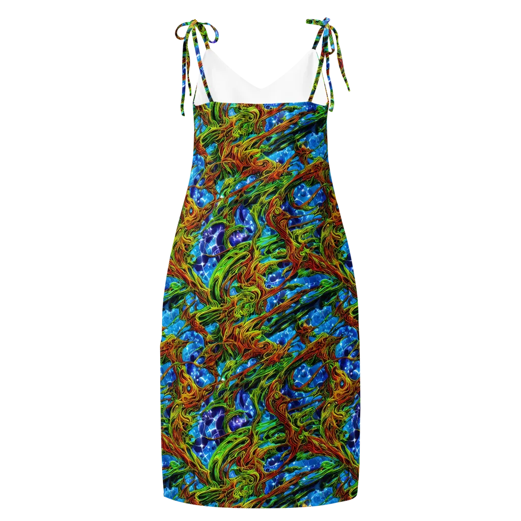 Neon Riverwood on Slip Dress — Back