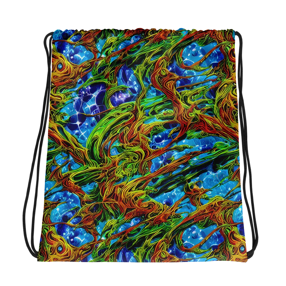 Neon Riverwood on Drawstring Bag — Photo