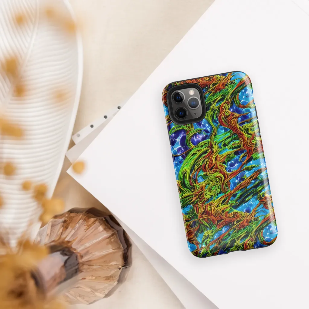 Neon Riverwood on Tough Case for iPhone® — Front