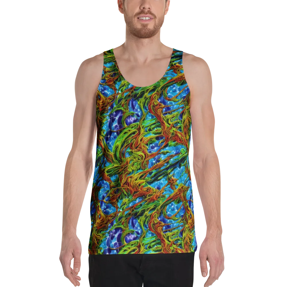 Neon Riverwood on Men's Tank Top — Front