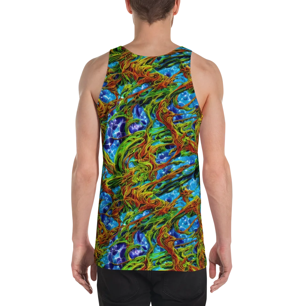 Neon Riverwood on Men's Tank Top — Back