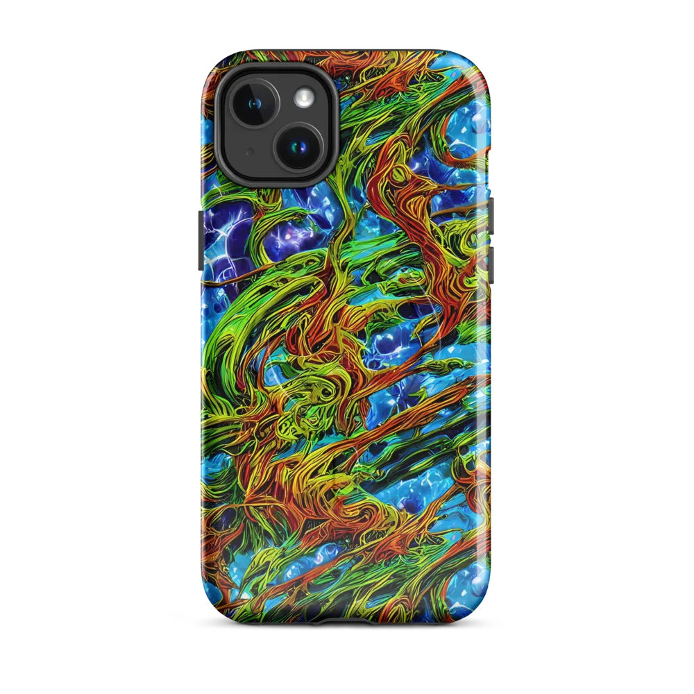 Neon Riverwood on MagSafe Tough Case for iPhone® — Front
