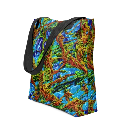 Neon Riverwood on a Tote Bag