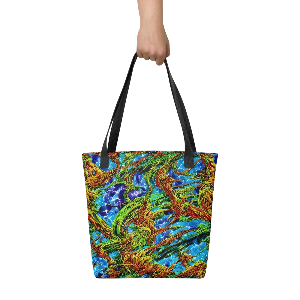 Neon Riverwood on Tote Bag — Front