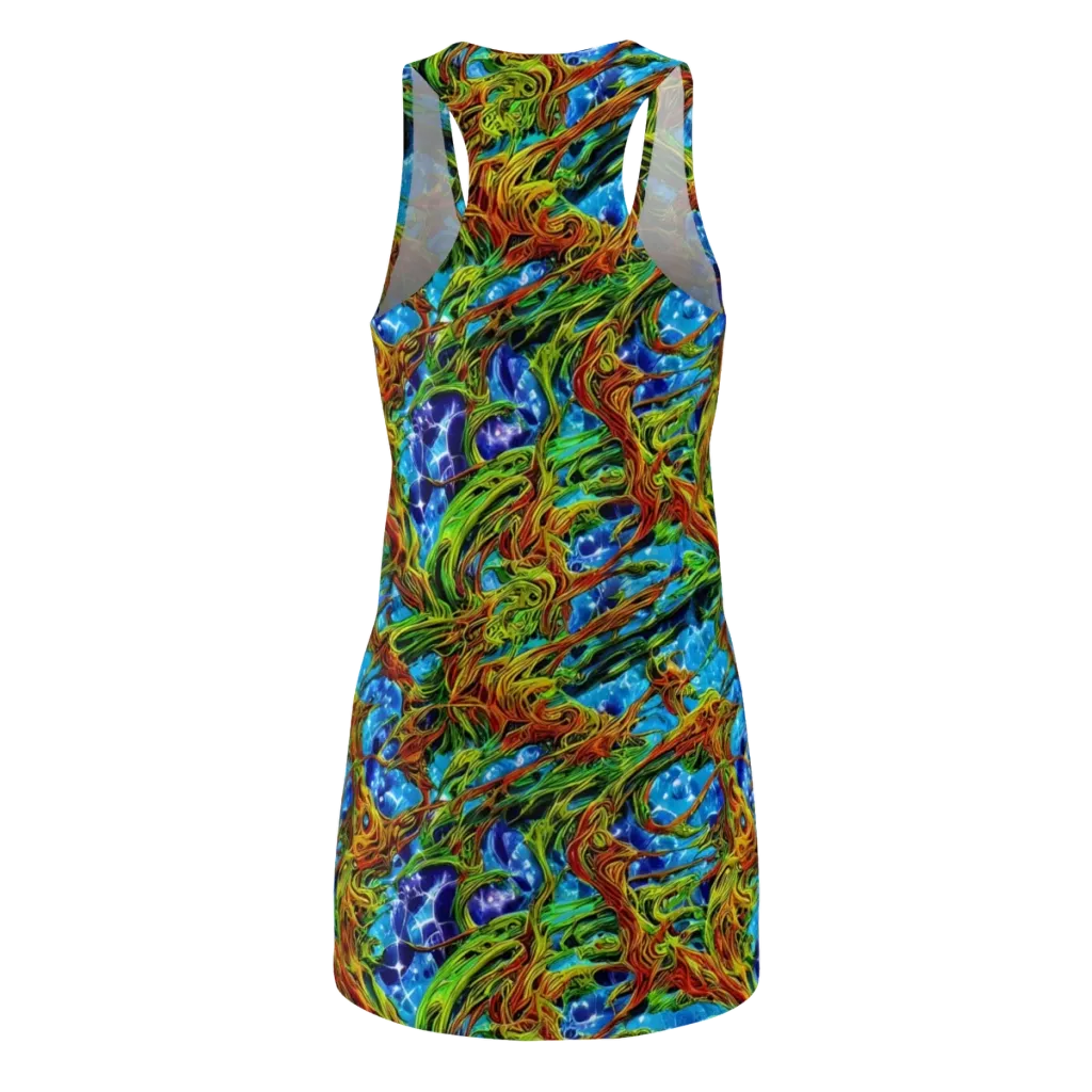 Neon Riverwood on Racerback Dress — Back