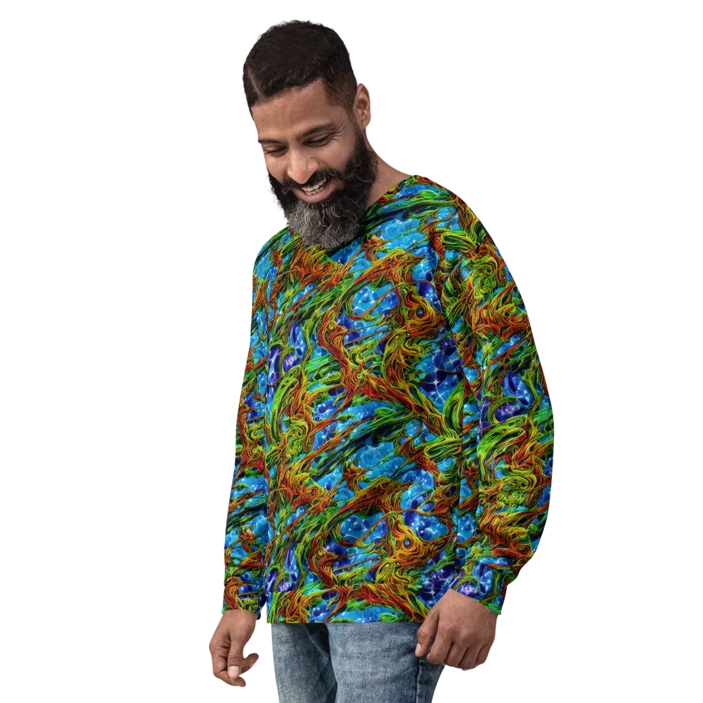 Neon Riverwood on Sweatshirt — Left Front