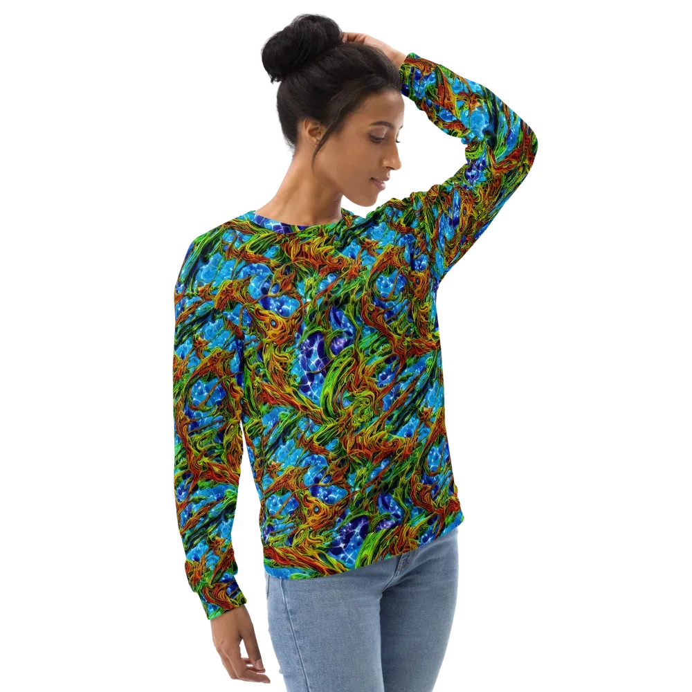 Neon Riverwood on Sweatshirt — Right Front