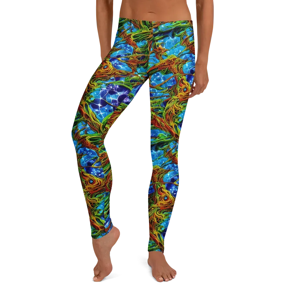 Neon Riverwood on Leggings — Front
