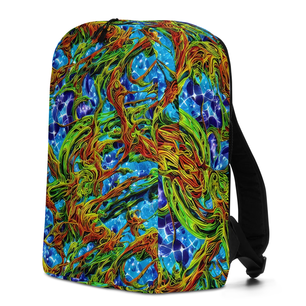 Neon Riverwood on Minimalist Backpack — Left