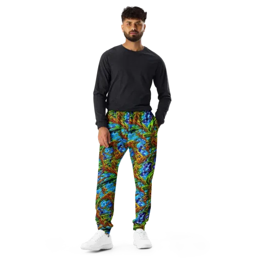 Neon Riverwood on a Men's Joggers