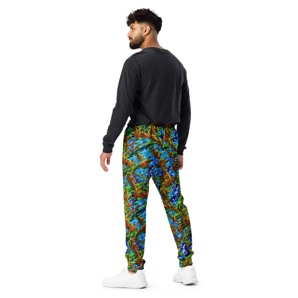 Neon Riverwood on Men's Joggers — Back