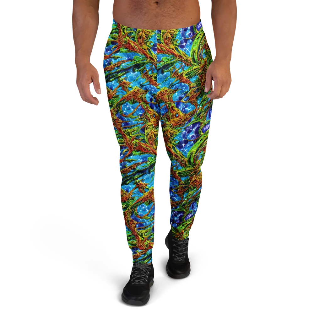 Neon Riverwood on Men's Joggers — Front