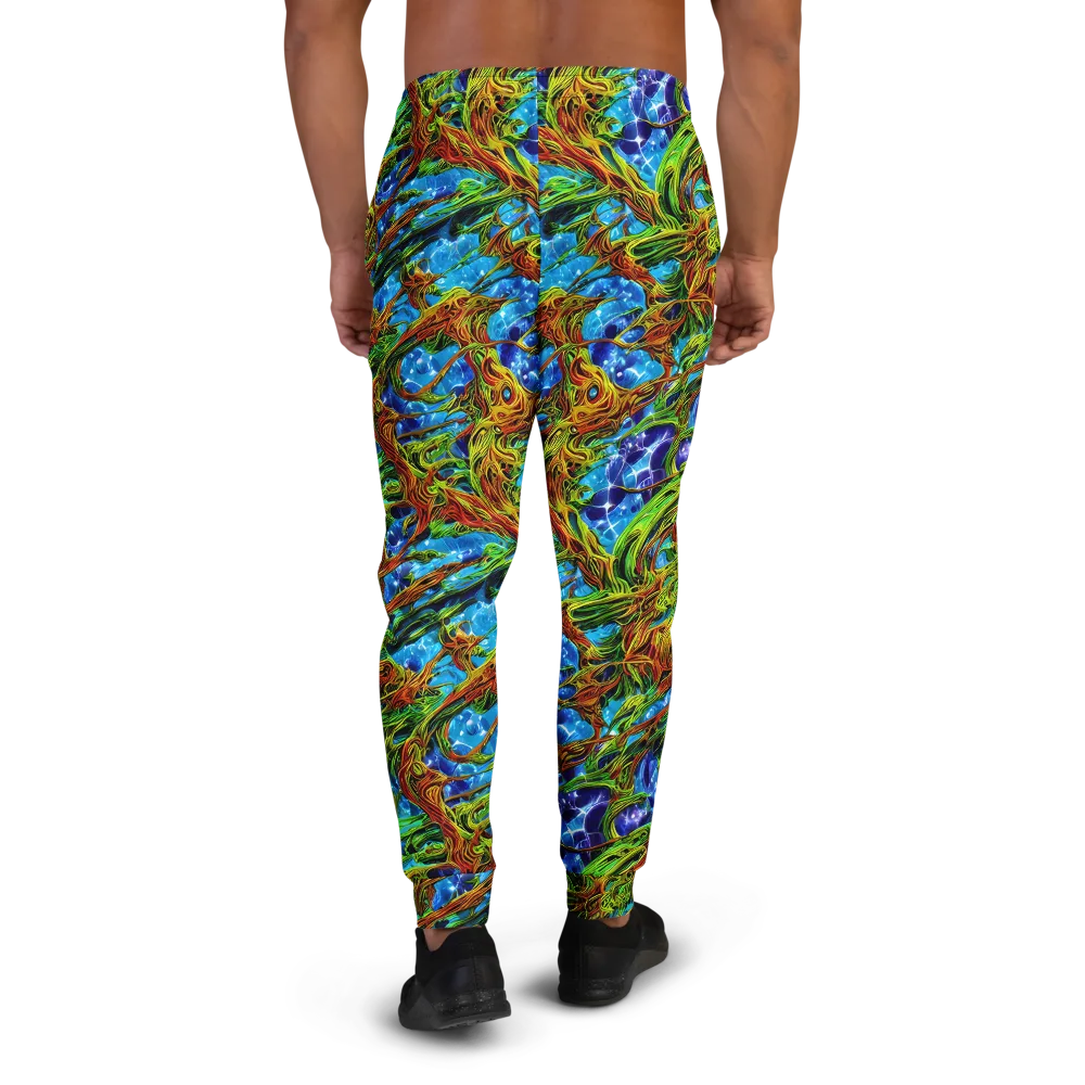 Neon Riverwood on Men's Joggers — Back