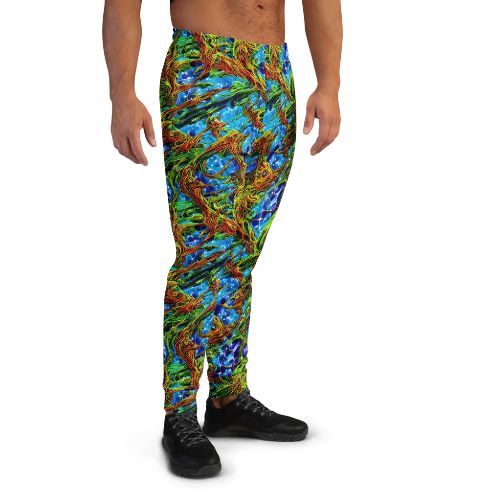 Neon Riverwood on Men's Joggers — Right
