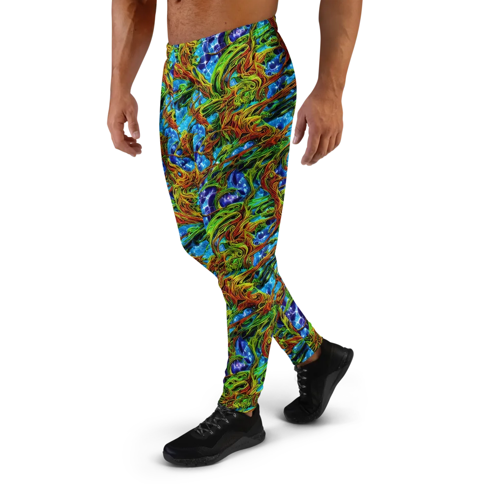 Neon Riverwood on Men's Joggers — Left