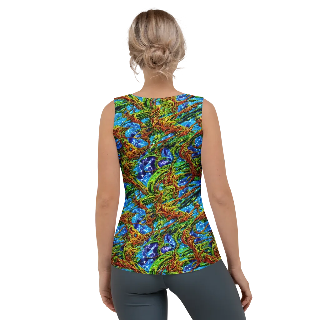 Neon Riverwood on Women's Tank Top — Back