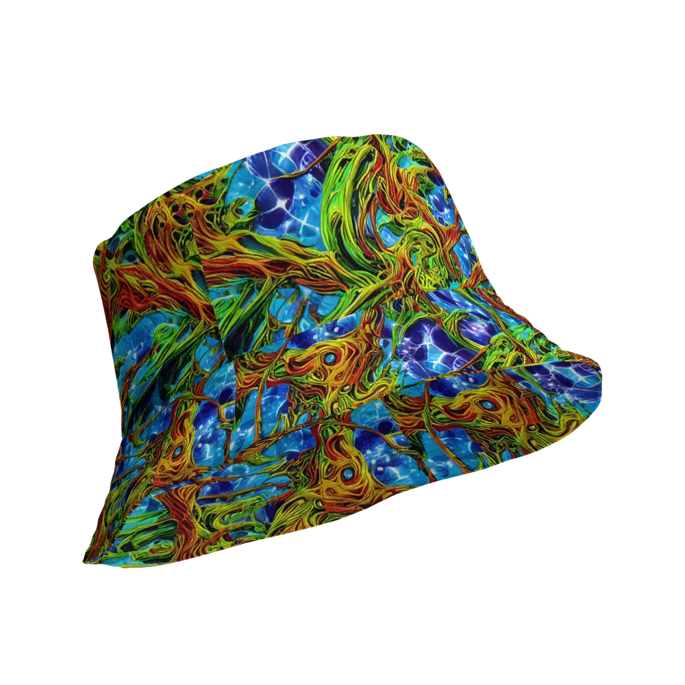 Neon Riverwood on Reversible Bucket Hat — Product details Outside