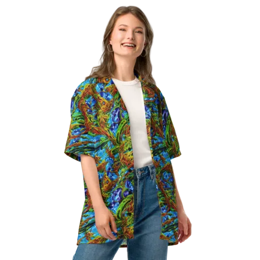 Neon Riverwood on a Button Shirt
