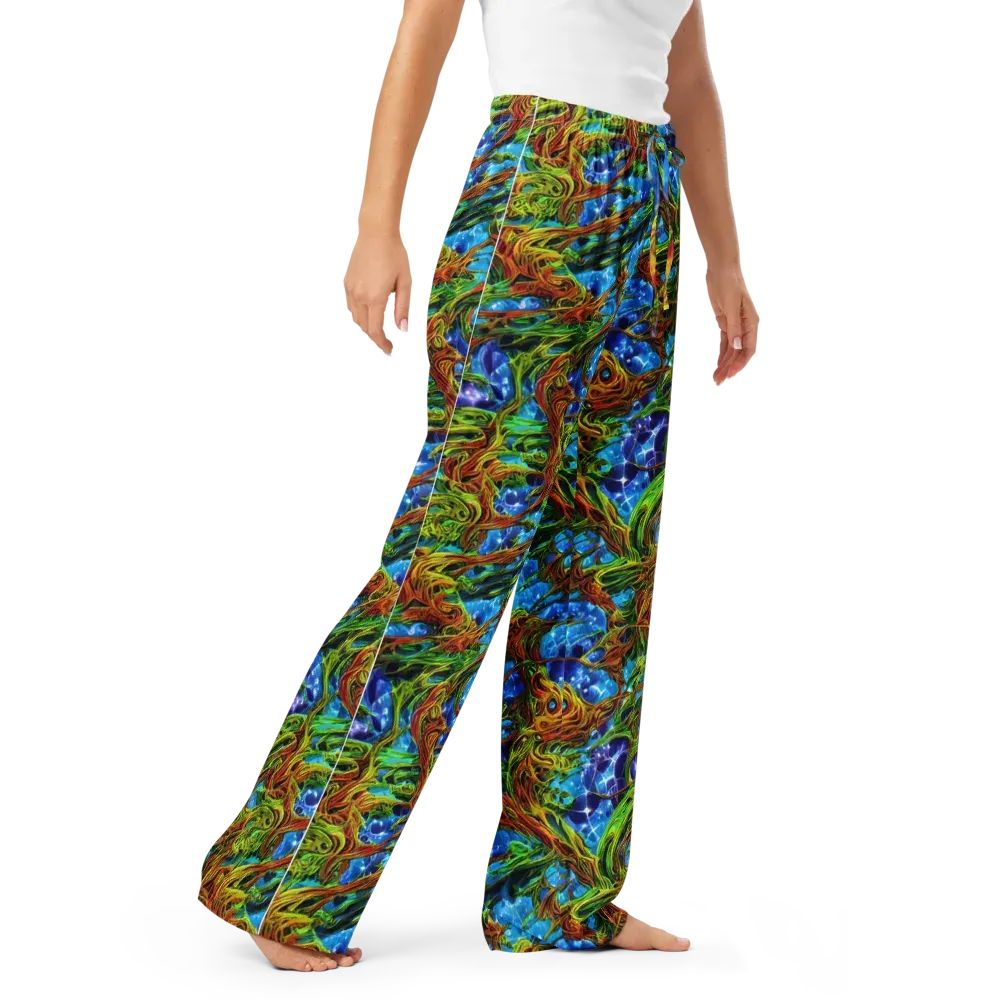 Neon Riverwood on Women's Pajama Pants — Right Front