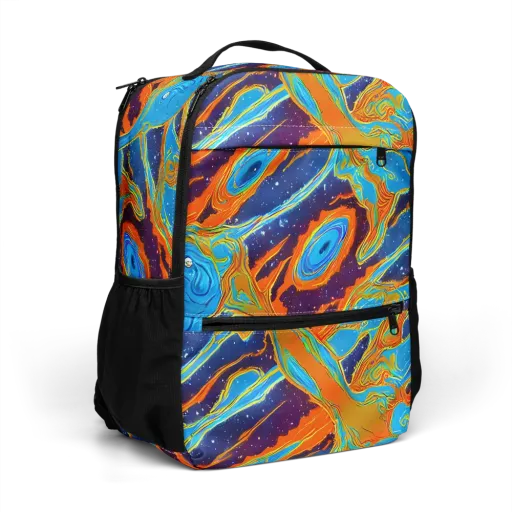 Blue Inferno on a Utility Backpack