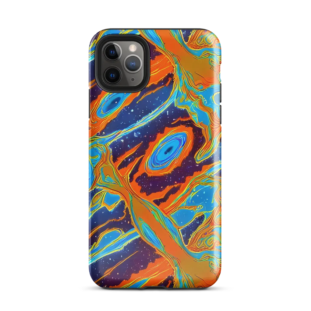 Blue Inferno on Tough Case for iPhone® — Front