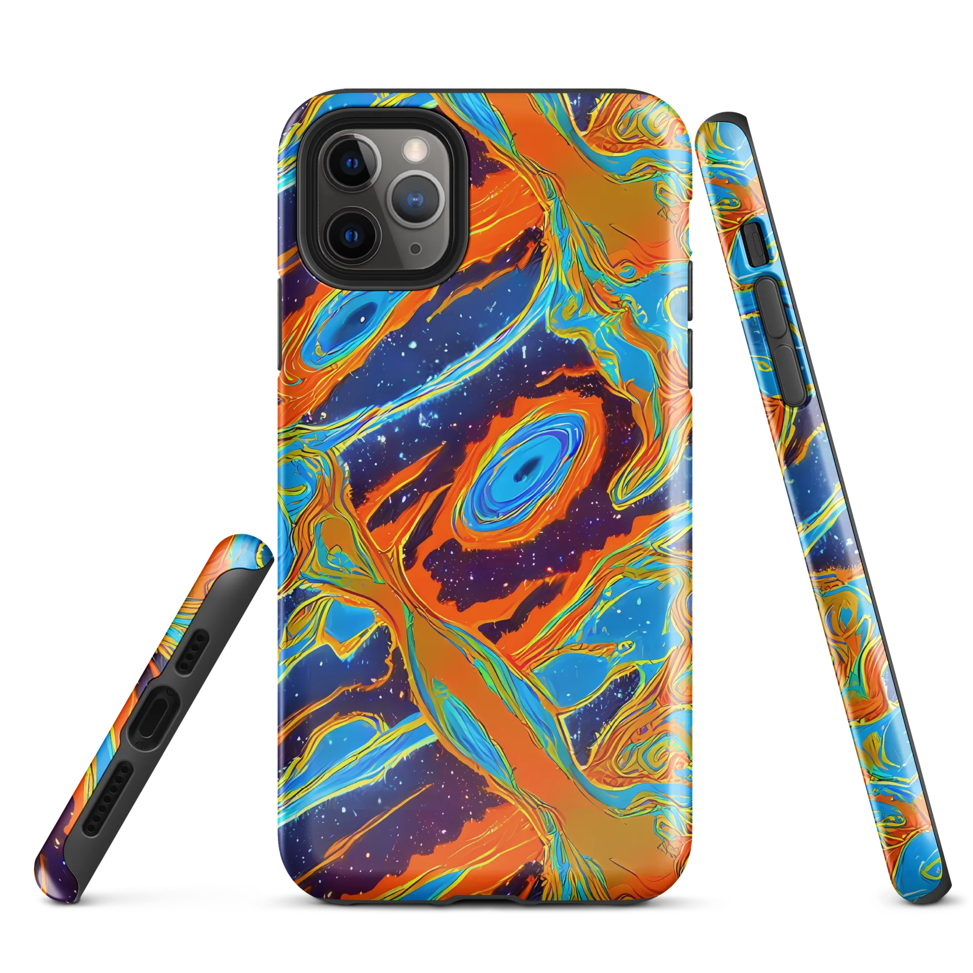 Blue Inferno on Tough Case for iPhone® — Front