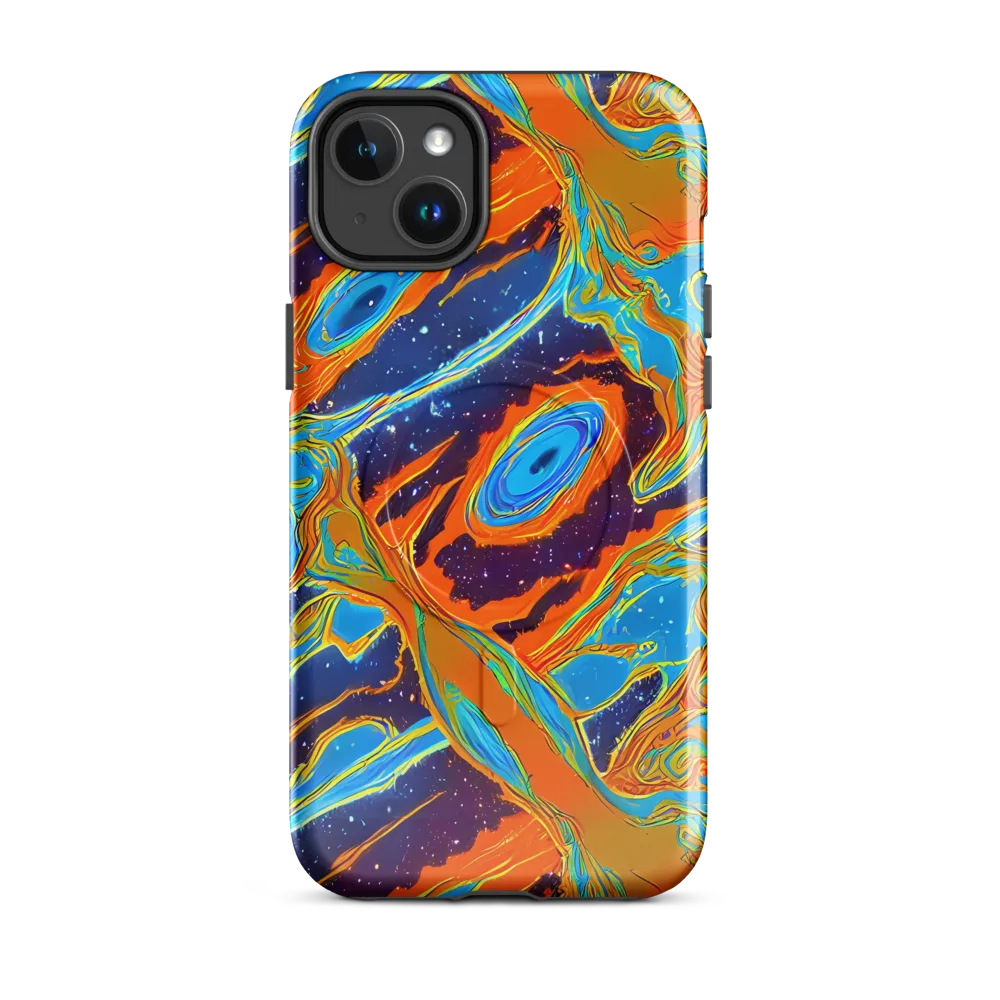 Blue Inferno on MagSafe Tough Case for iPhone® — Front