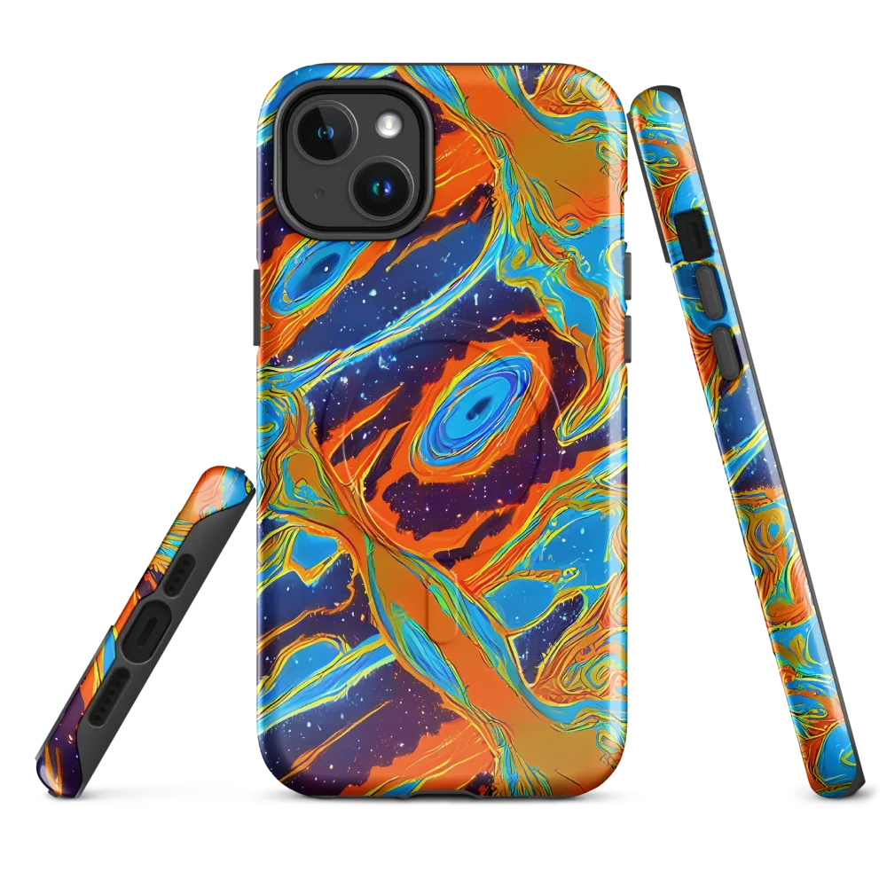 Blue Inferno on MagSafe Tough Case for iPhone® — Front