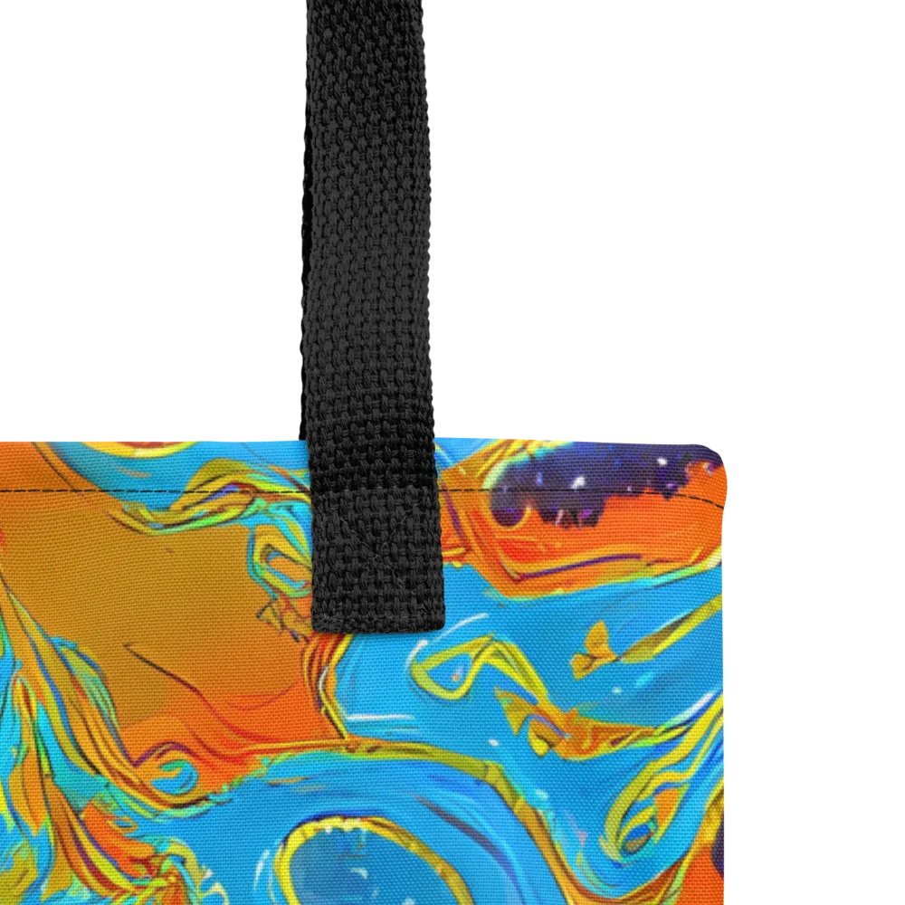 Blue Inferno on Tote Bag — Product details