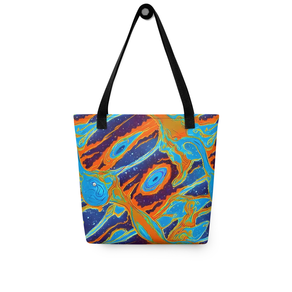 Blue Inferno on Tote Bag — Front