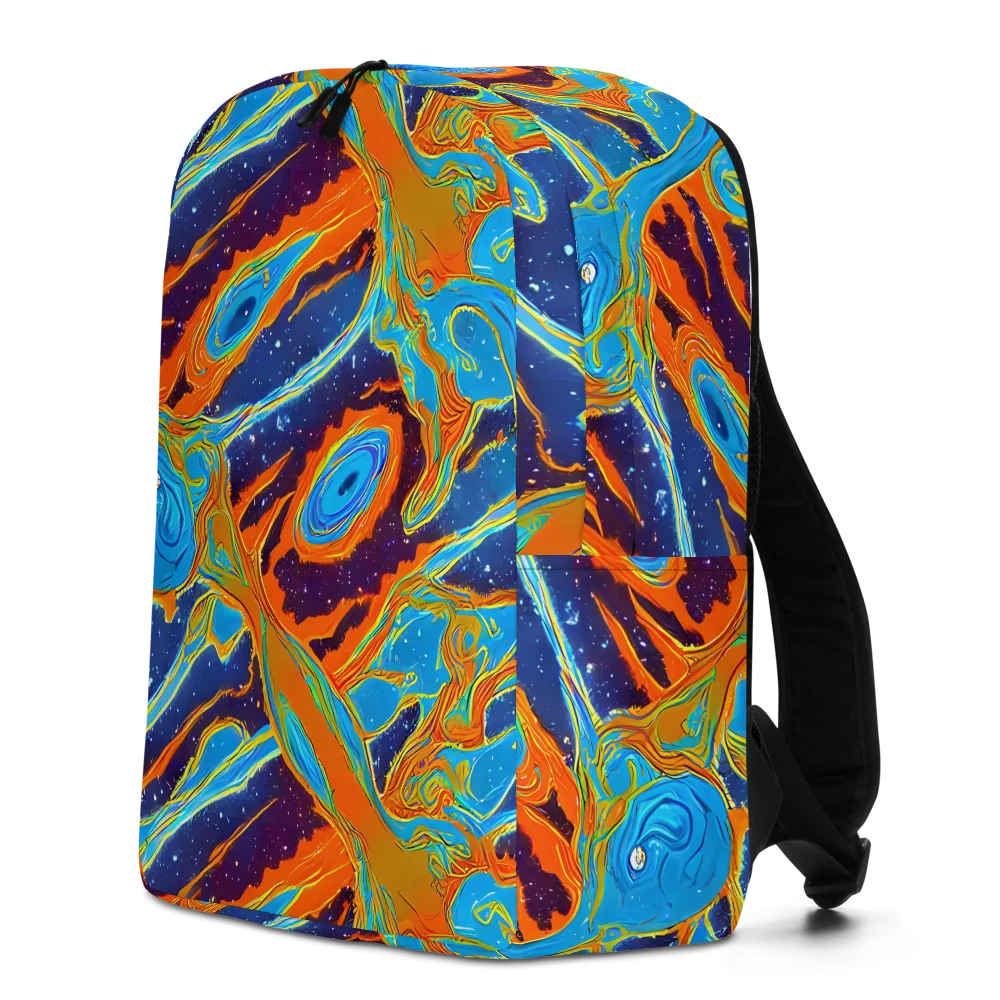 Blue Inferno on Minimalist Backpack — Left