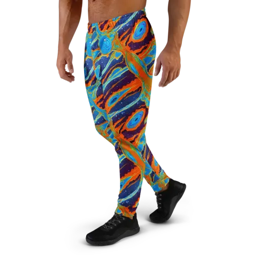 Blue Inferno on a Men's Joggers