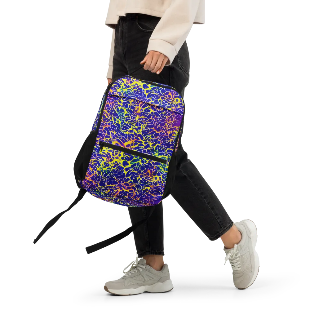 Ultramarine Voltage on Utility Backpack — Front