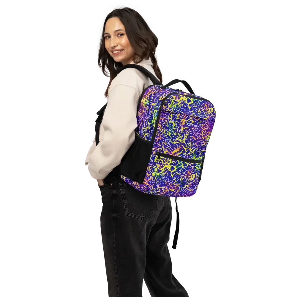 Ultramarine Voltage on Utility Backpack — Back