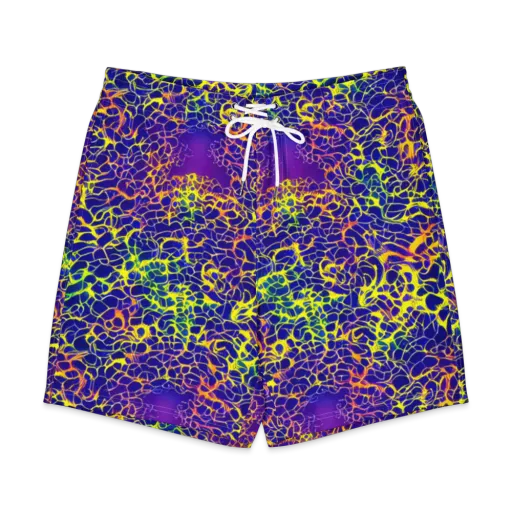 Ultramarine Voltage on a Men's Board Shorts