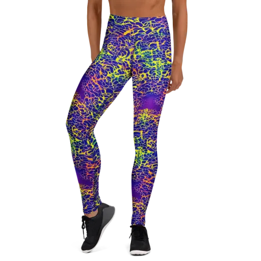 Ultramarine Voltage on a Yoga Leggings
