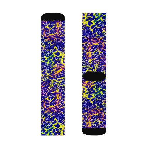 Ultramarine Voltage on a Socks