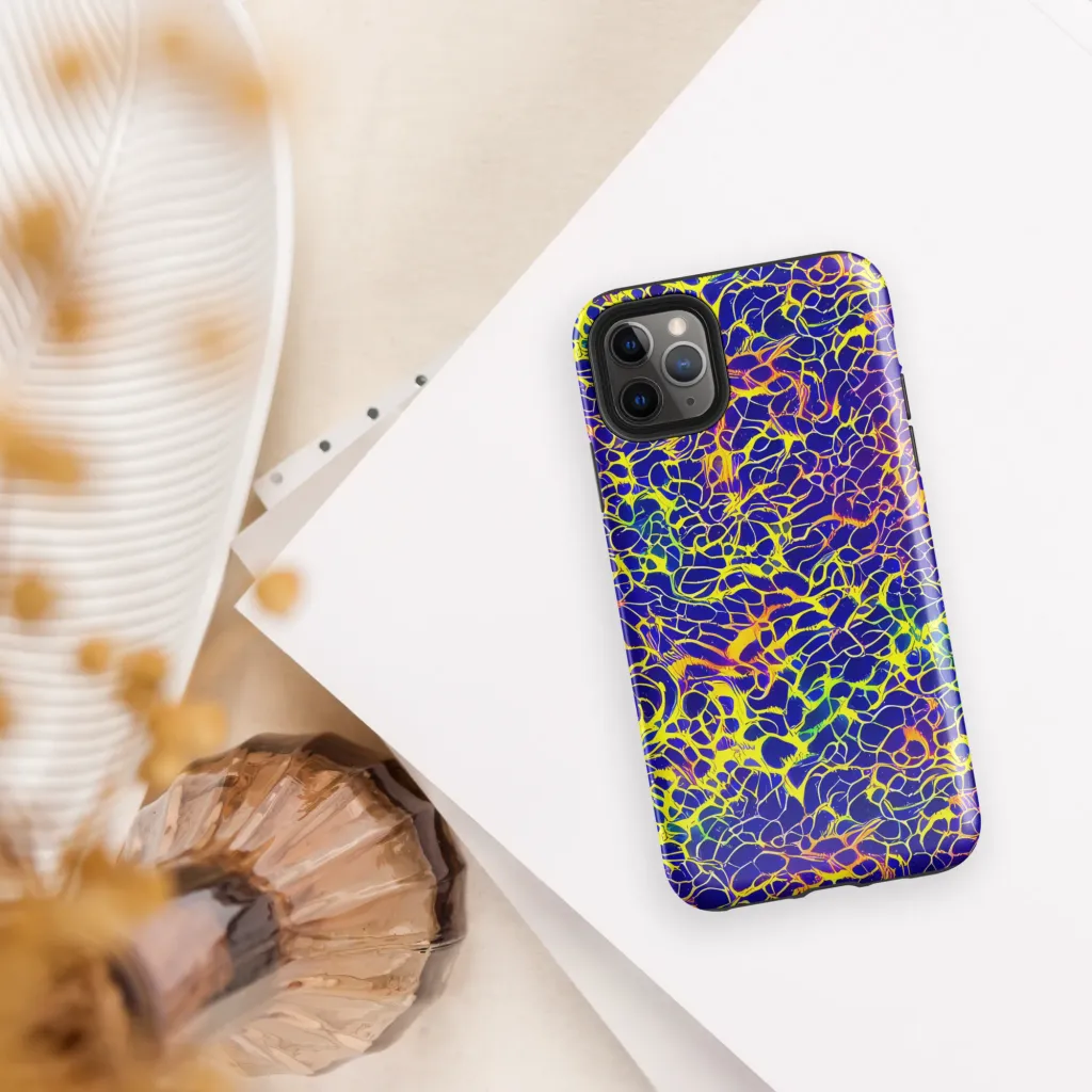 Ultramarine Voltage on Tough Case for iPhone® — Front