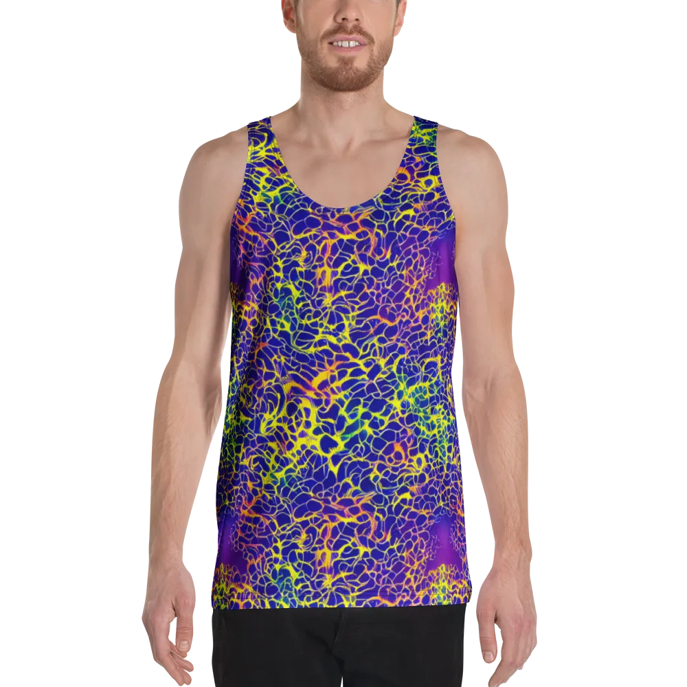 Ultramarine Voltage on Men's Tank Top — Front