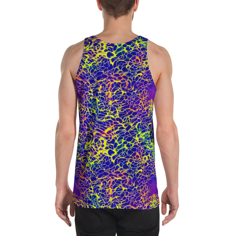 Ultramarine Voltage on Men's Tank Top — Back
