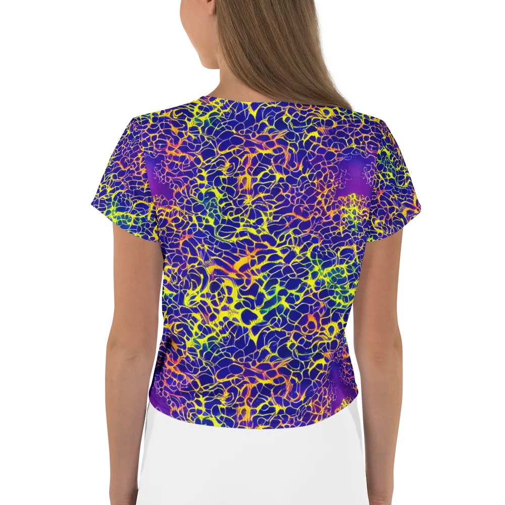 Ultramarine Voltage on Crop Tee — Back