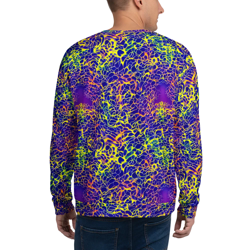 Ultramarine Voltage on Sweatshirt — Back